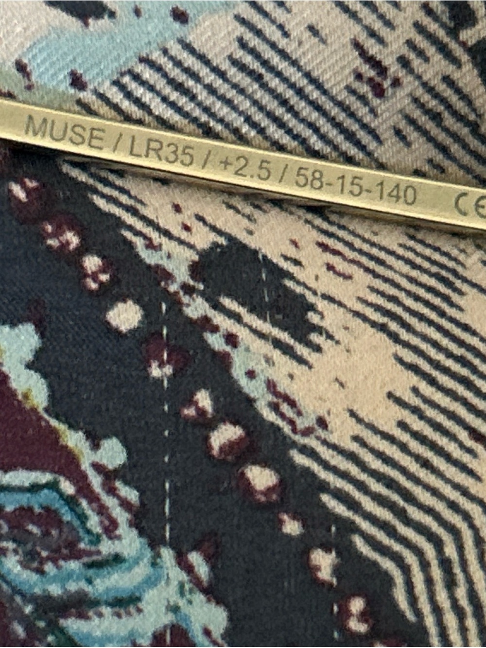 Look Optic MuseReader Glasses LR35 Silver +250 58-15-140 EUC - Picture 6 of 12